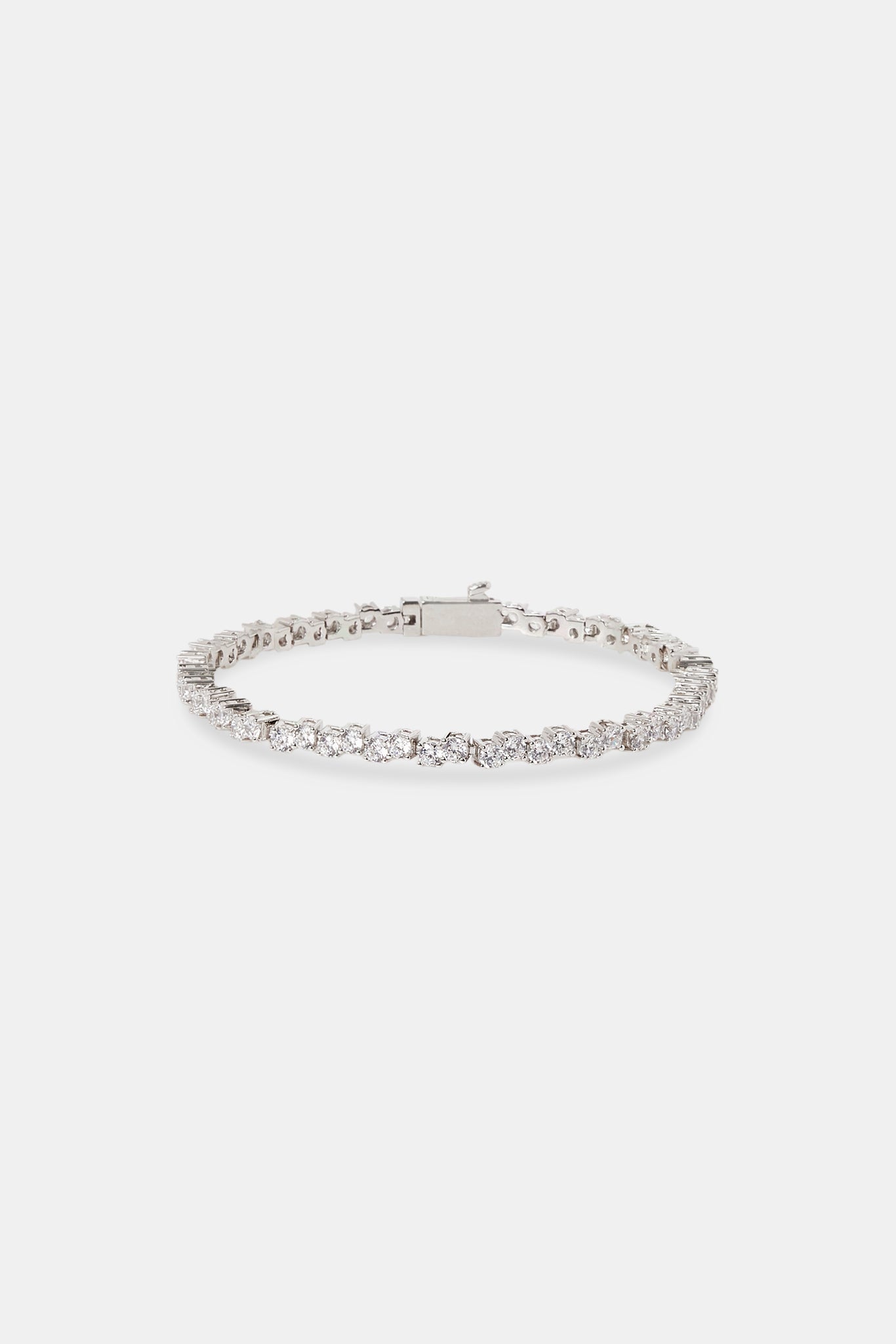 Mixed Square Stone Tennis Bracelet - 3mm